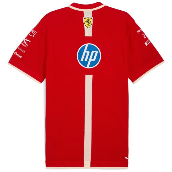 F1 Team Knitted Polo - Red - Image 2